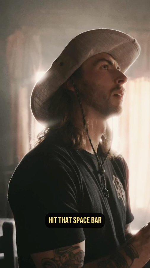 Instagram post by @chrisbrockhurst for FilmConvert. Caption reads: How to add halation and get that filmic cinematic....