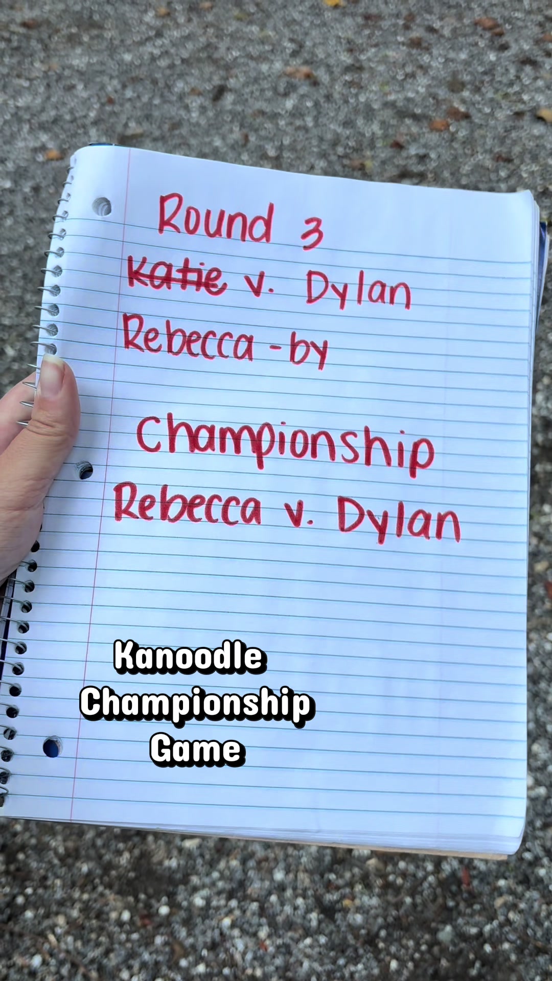 TikTok post by @katiezkam for Educational Insights. Caption reads: [...] to @Rebecca_Winfrey for the win!....