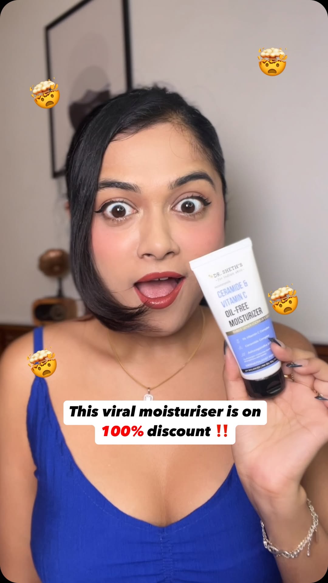 Instagram post by @sushmitaroy.15 for Dr Sheths. Caption reads: @drsheths Bae Buy1 & Get1 Sale is Finally....