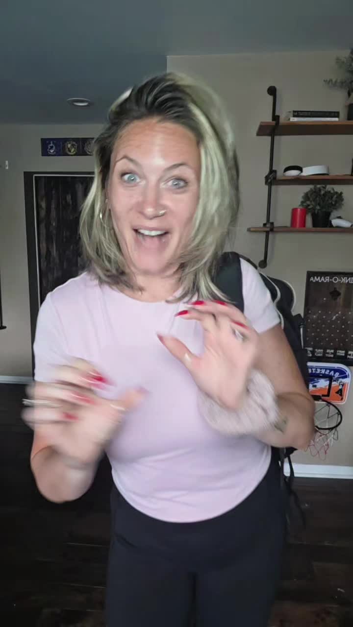 TikTok post by @the_realty_chels for Lovevook. Caption reads: [...] I packed 5 days into a PERSONAL ITEM....