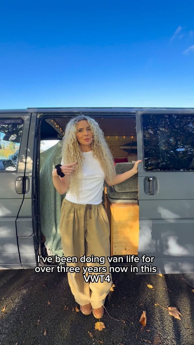 Instagram post by @storky_adventures for Jackery. Caption reads: [...] live without this on the road! AD....