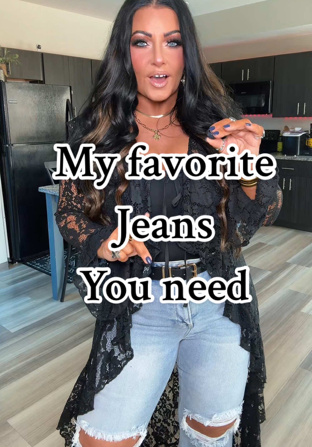 TikTok post by @ambergoobs for Walker Rose. Caption reads: [...] have Jean in your closet 💕💁🏻‍♀️ @Walker....