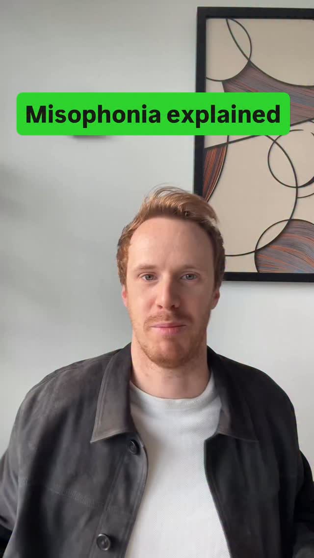 Instagram post by @adhd_chatter_podcast for Loop Earplugs. Caption reads: Misophonia explained #adhd #ad #looppartner....