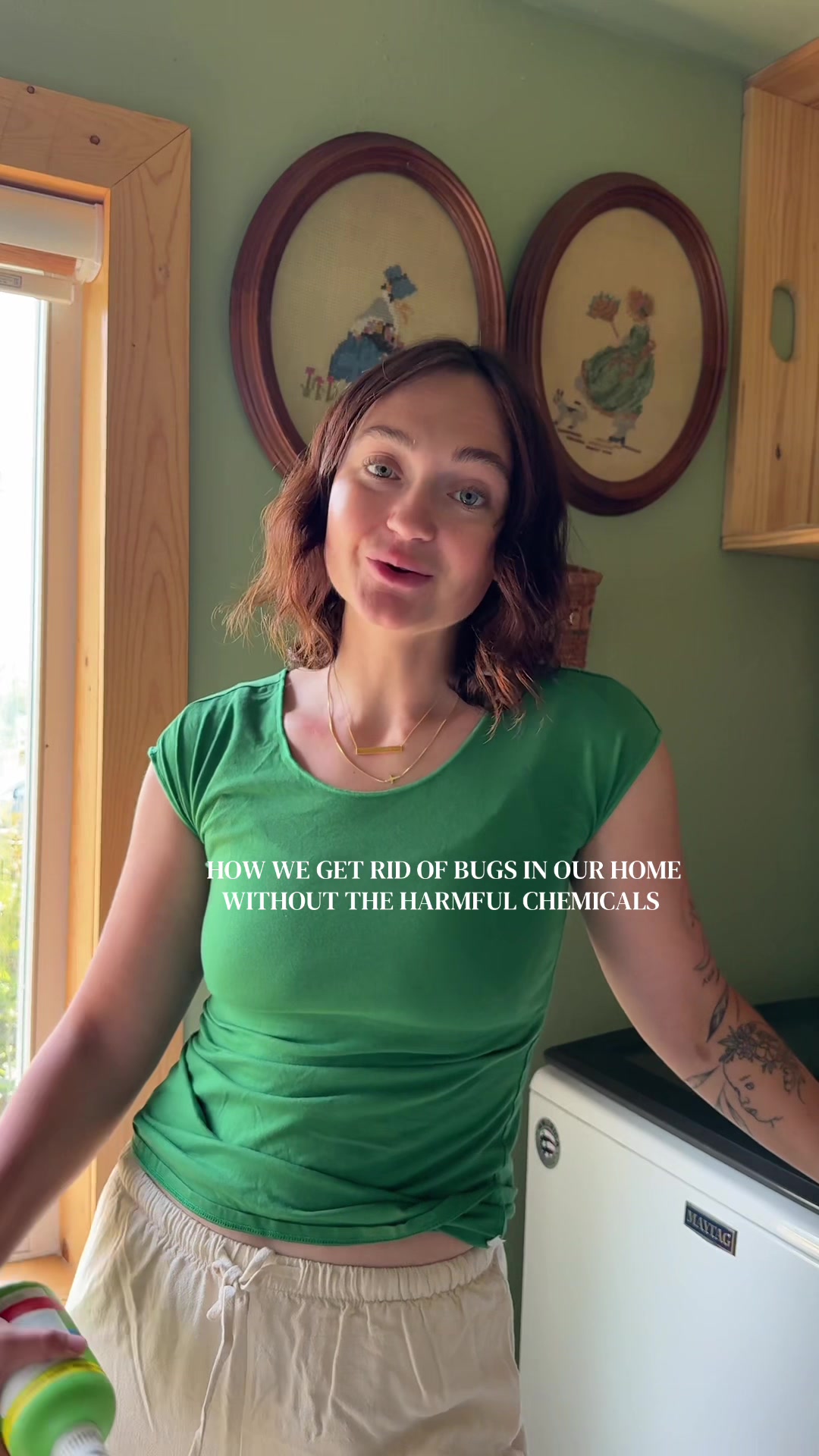 TikTok post by @skyehitchcock for BugMD. Caption reads: [...] all harsh ingredients. we grabbed @BugMD at....