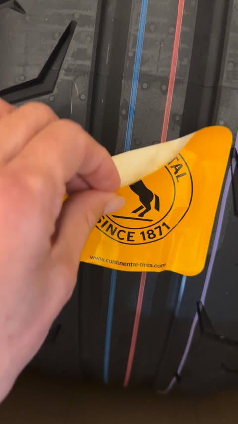 Instagram post by @nicolejohnsonoffroad for Continental Tire. Caption reads: These are nice and sticky! 🛞🏎️💨Genuinely very....