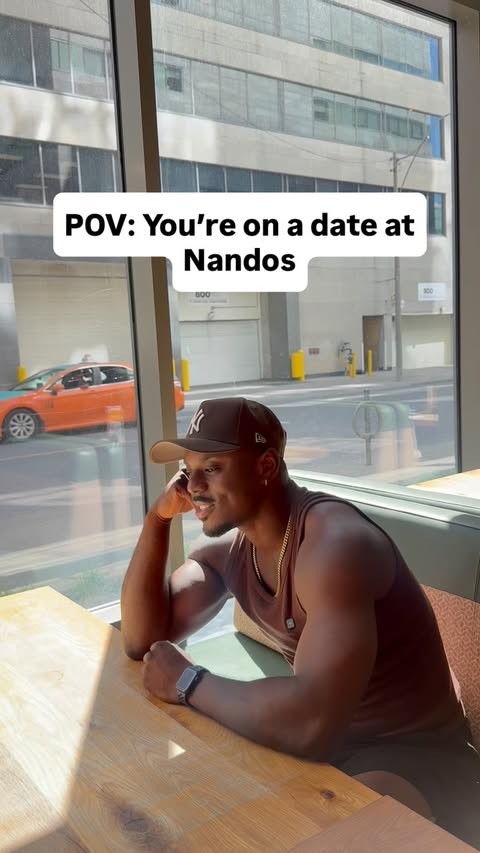 Instagram post by @caniceejoh for Nando's UK & Ireland. Caption reads: Date night at @nandoscanada 😍 Who would you share....
