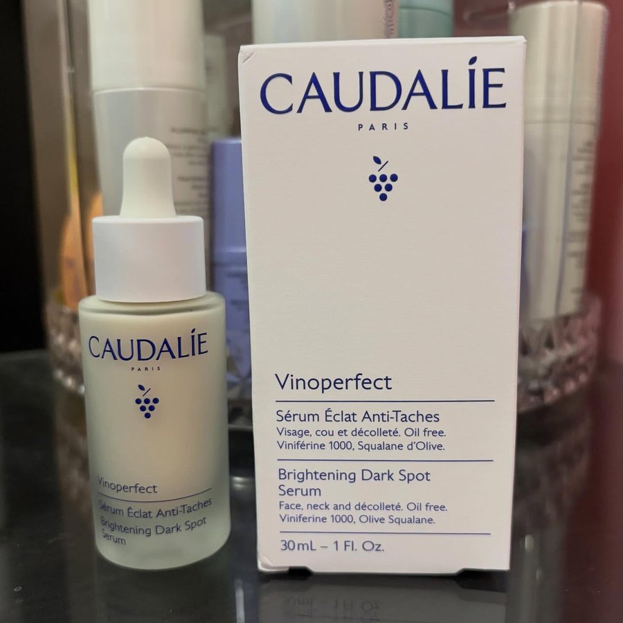 Instagram post by @mandygbeauty for Skeepers. Caption reads: [...] was gifted to me by @caudalieus and....