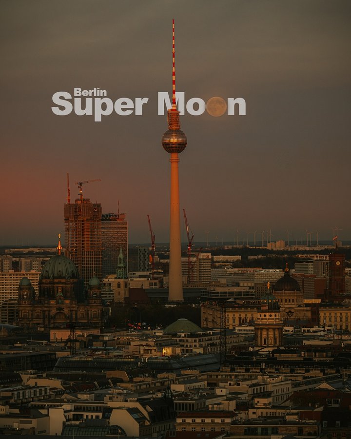 Instagram post by @zerletti for Nikon DACH. Caption reads: Super Moon over Berlin

Yesterday, I set out to....