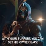 Instagram post by @destiny_pizzle for Numskull Designs. Caption reads: [...] purchase ‘The Colonel’ plushie at....